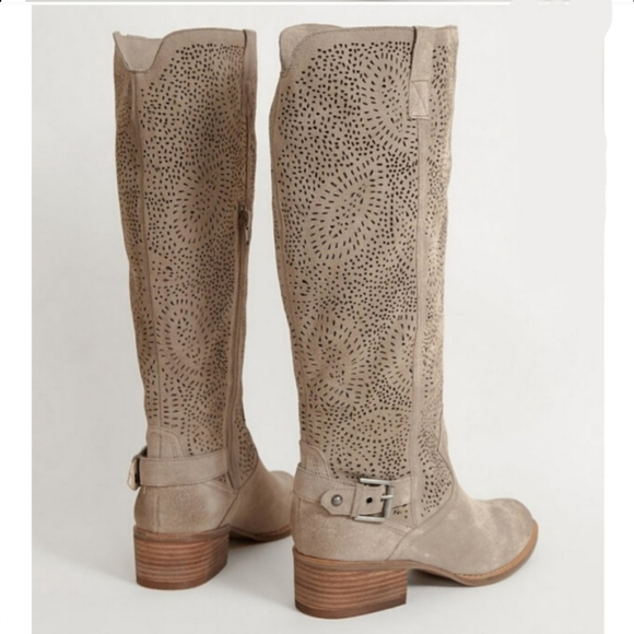 Stylish Naughty Monkey Laser-Cut Suede Boots - Picture 3 of 4